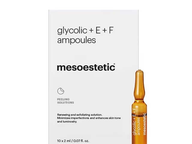 glycolic + E + F ampoules ampollas con ácido glicólico